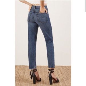 Reformation Julia High Rise Cigarette Jeans 28